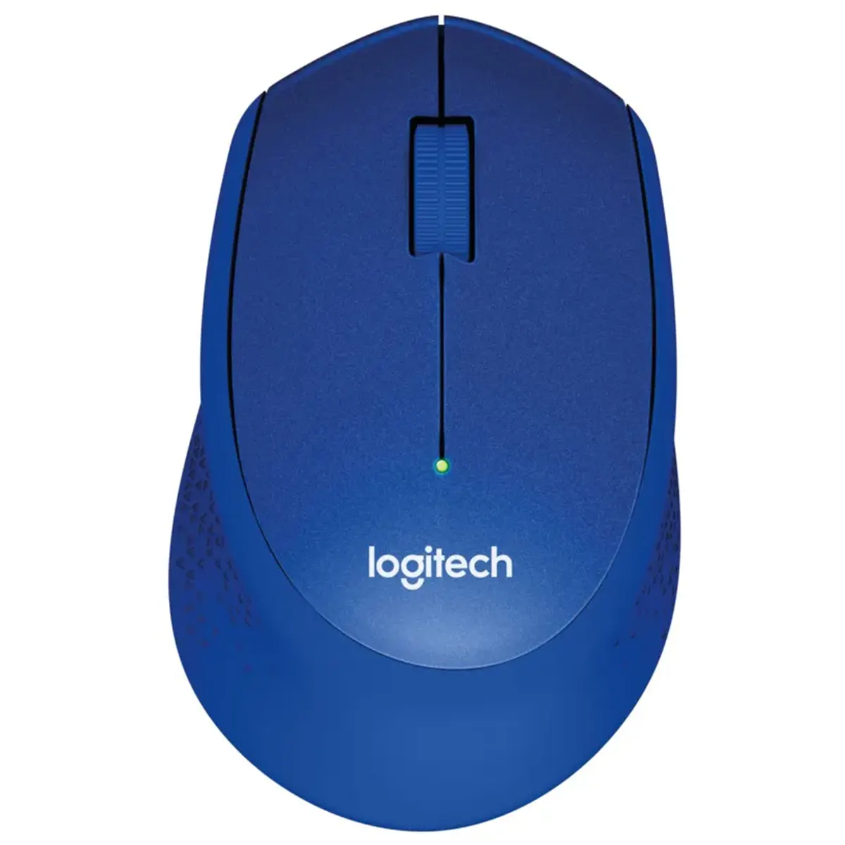 موس بی سیم بی صدای لاجیتک مدل Logitech M330 رنگ آبی (1)