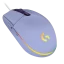 موس گیمینگ لاجیتک مدل Logitech G203 Gaming Mouse Lilac رنگ یاسی (3)