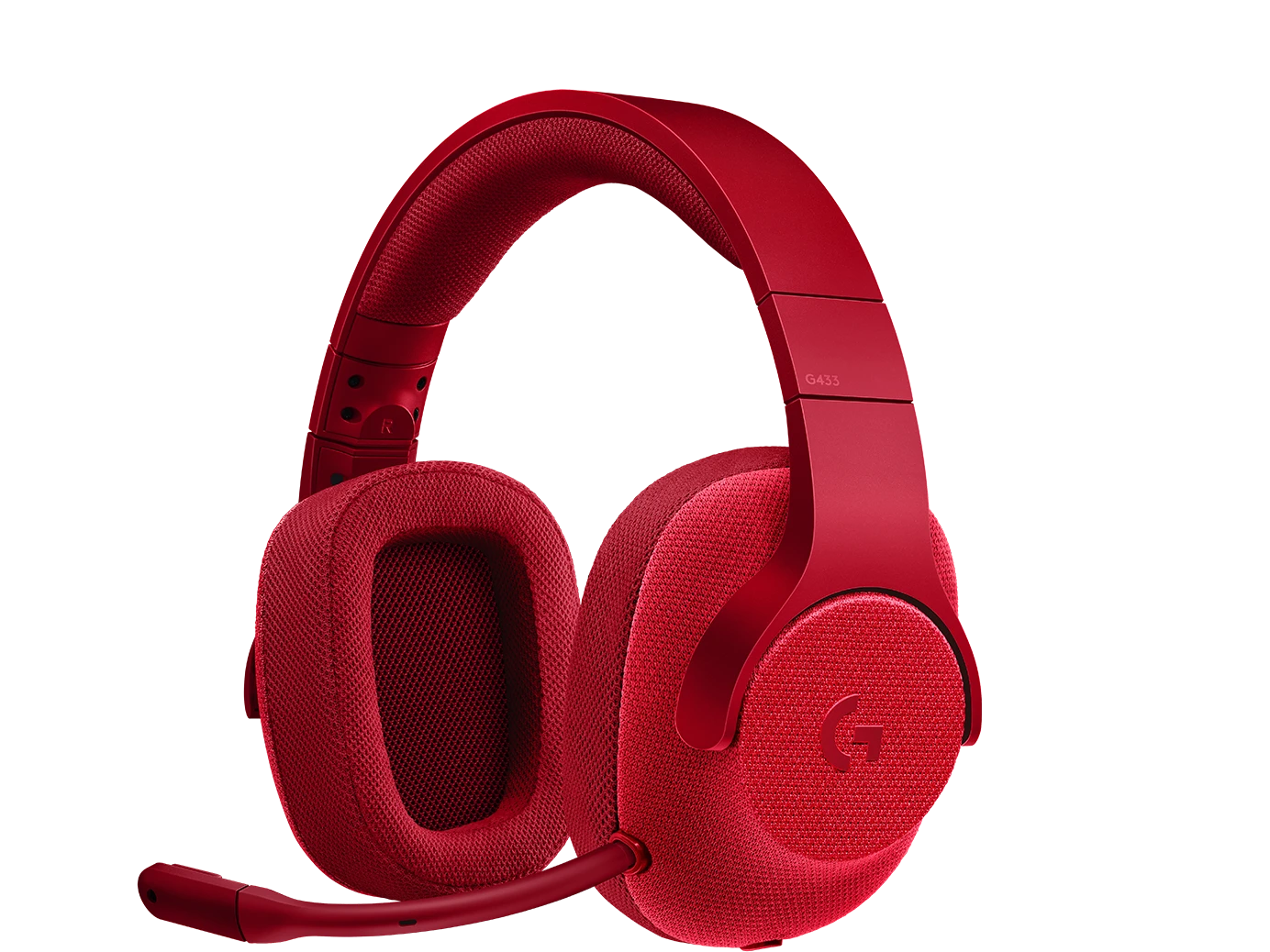 هدست گیمینگ لاجیتک Logitech G433 7.1 Surround Gaming Headset Red رنگ قرمز (3)