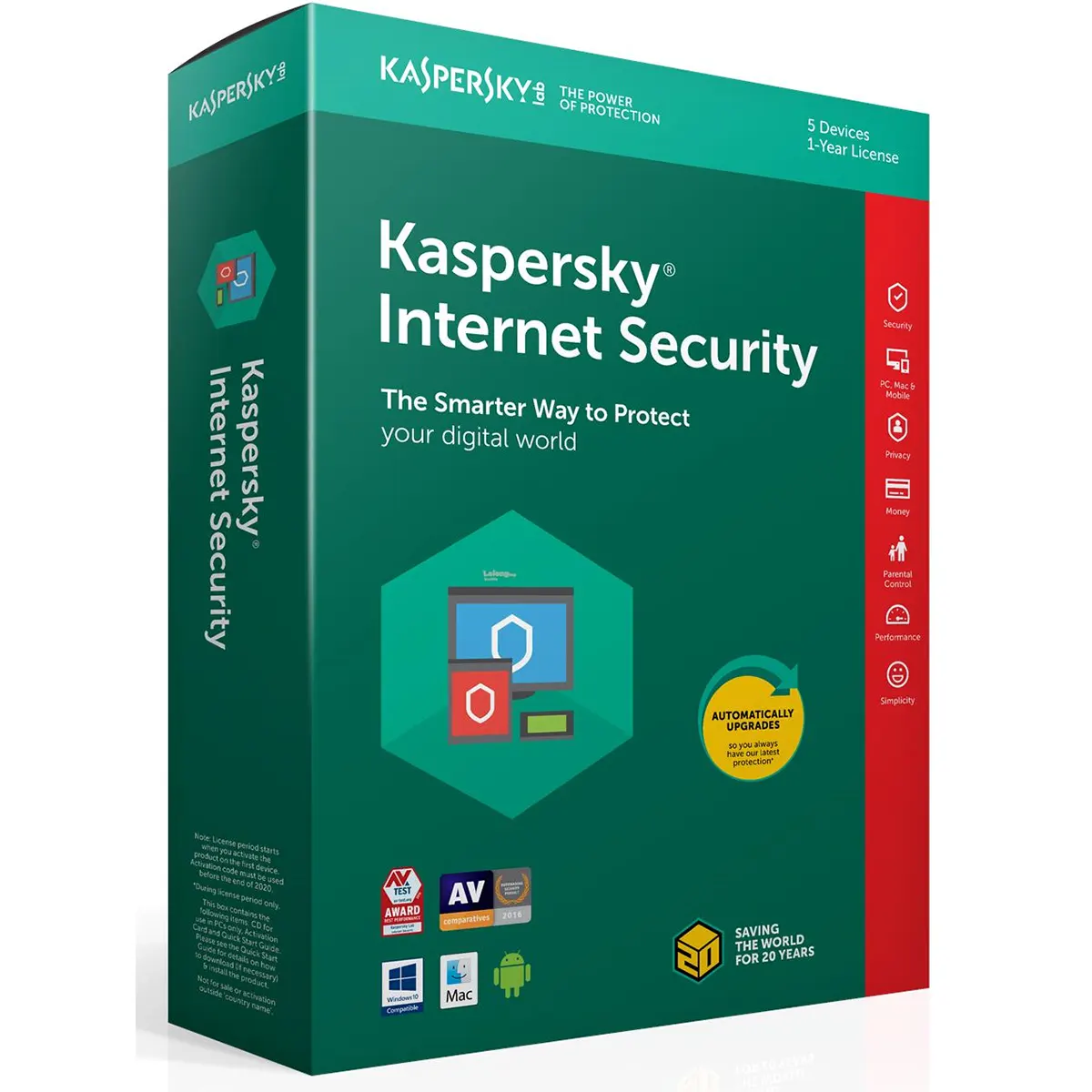 امنیت اینترنت اوریجینال کسپراسکای Kaspersky Internet Security Original Key