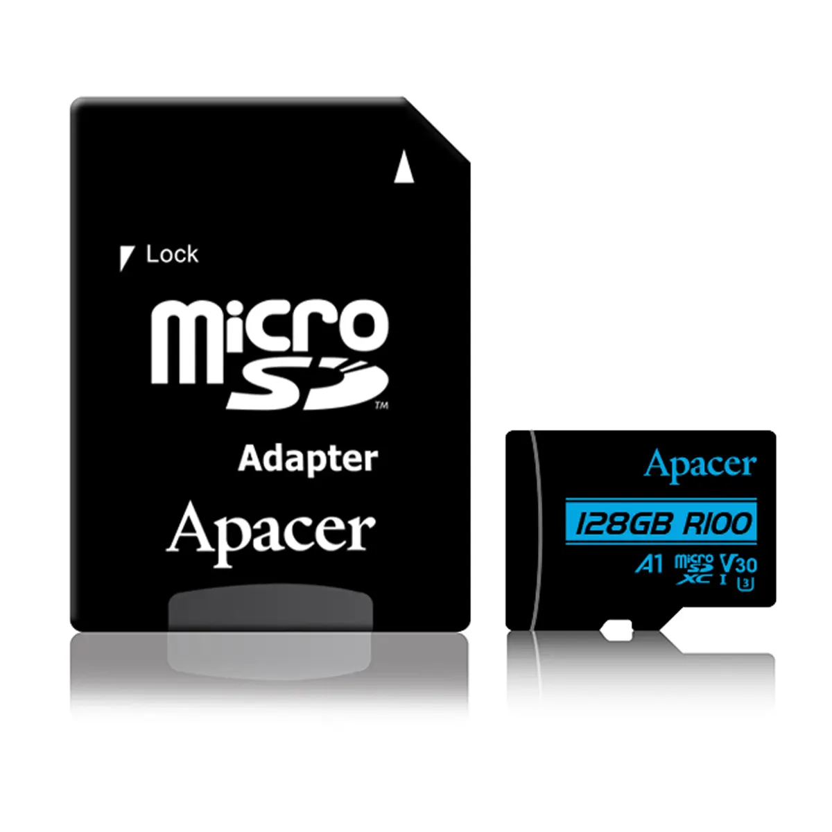 کارت حافظه اپیسر Apacer MicroSDHC UHS-I U3 V30 R100 64GB 128GB