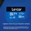کارت حافظه لکسار Lexar High Performance 633x microSDXC UHS-I Card 64GB 128GB