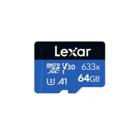 کارت حافظه لکسار Lexar High Performance 633x microSDXC UHS-I Card 64GB 128GB