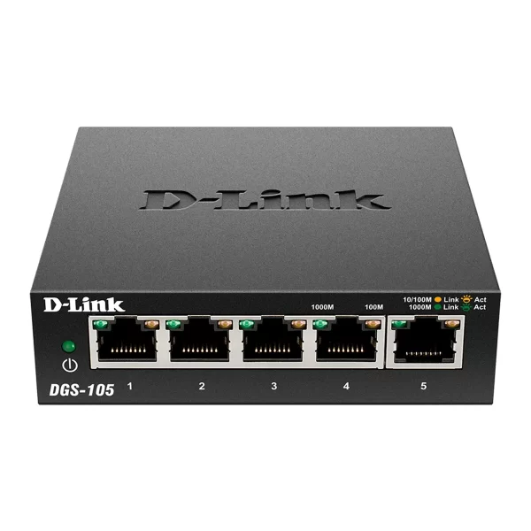 سوییچ شبکه 5 پورت دی لینک مدل D-Link DGS-105