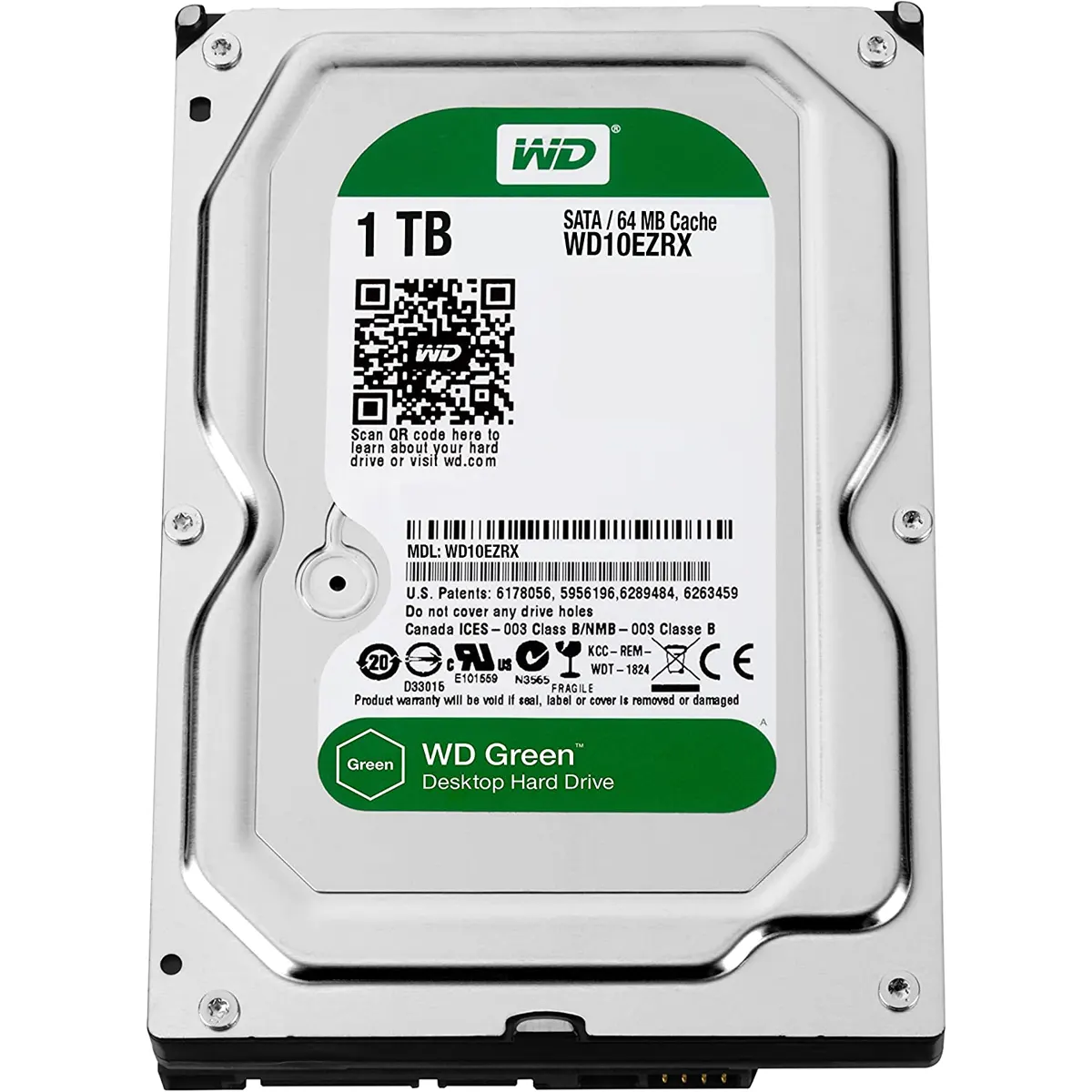 هارد وسترن دیجیتال سبز 1 ترابایت WD 1TB Green HDD
