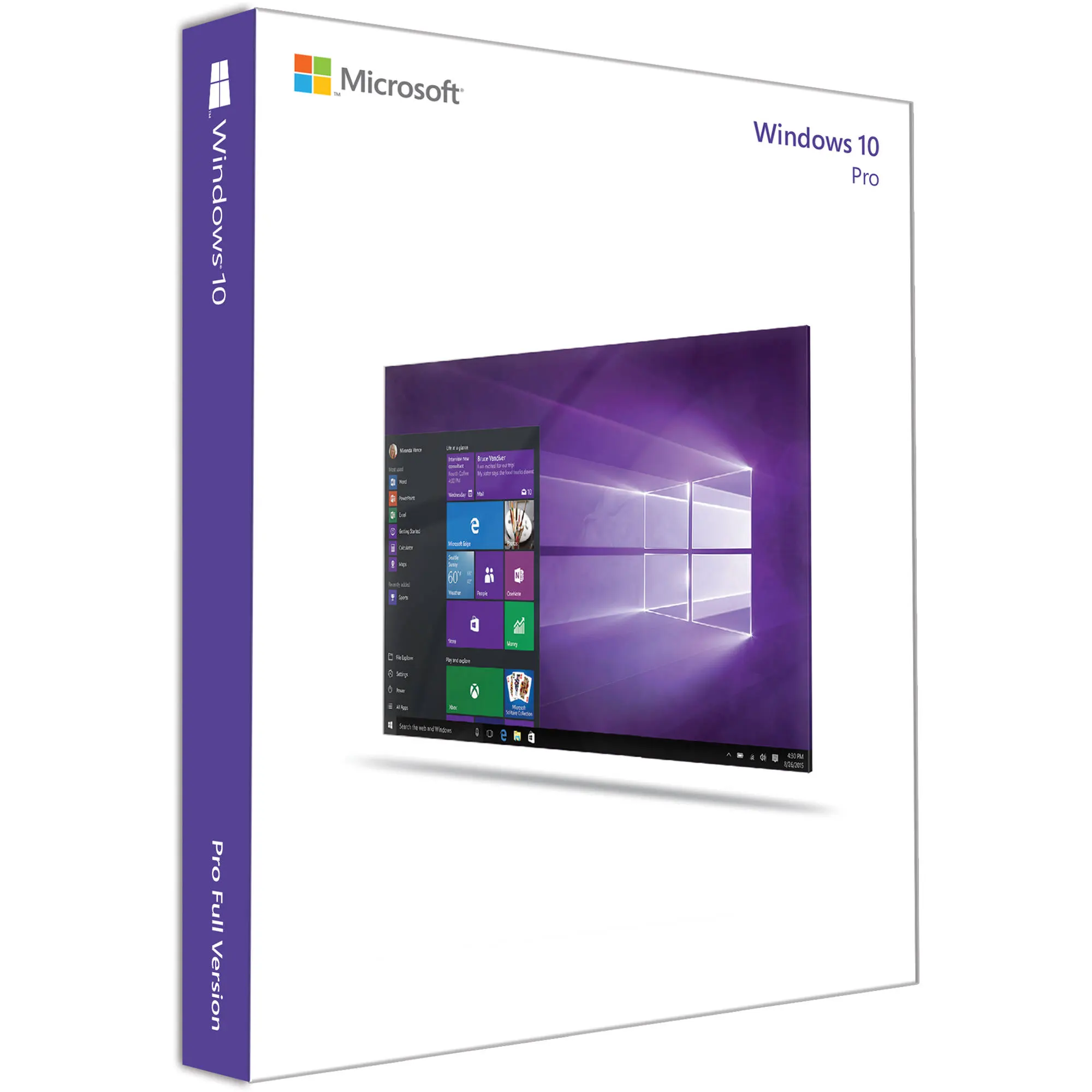 لایسنس اوریجینال ویندوز 10 نسخه پرو Windows 10 Pro همراه با پکیج و DVD نصب