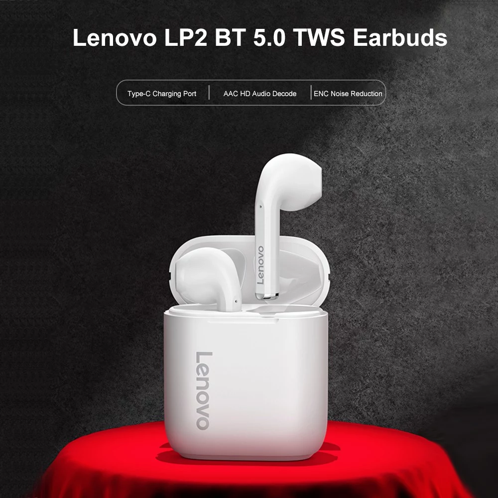 ایرباد بلوتوث لنوو Lenovo LP2 TWS Earphones