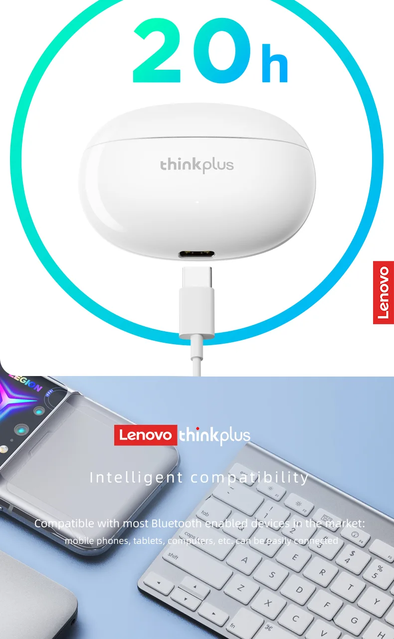 ایرباد بلوتوث لنوو Lenovo Think Plus XT88 TWS Earphones