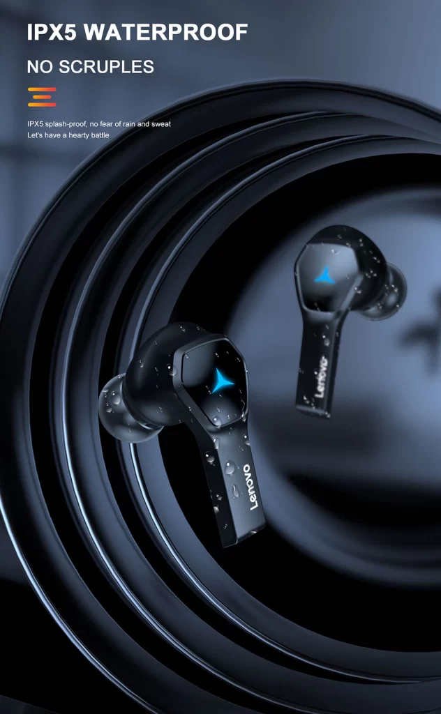 ایرباد بلوتوث کیمینگ لنوو Lenovo HQ08 Gaming Wireless Bluetooth Earbuds