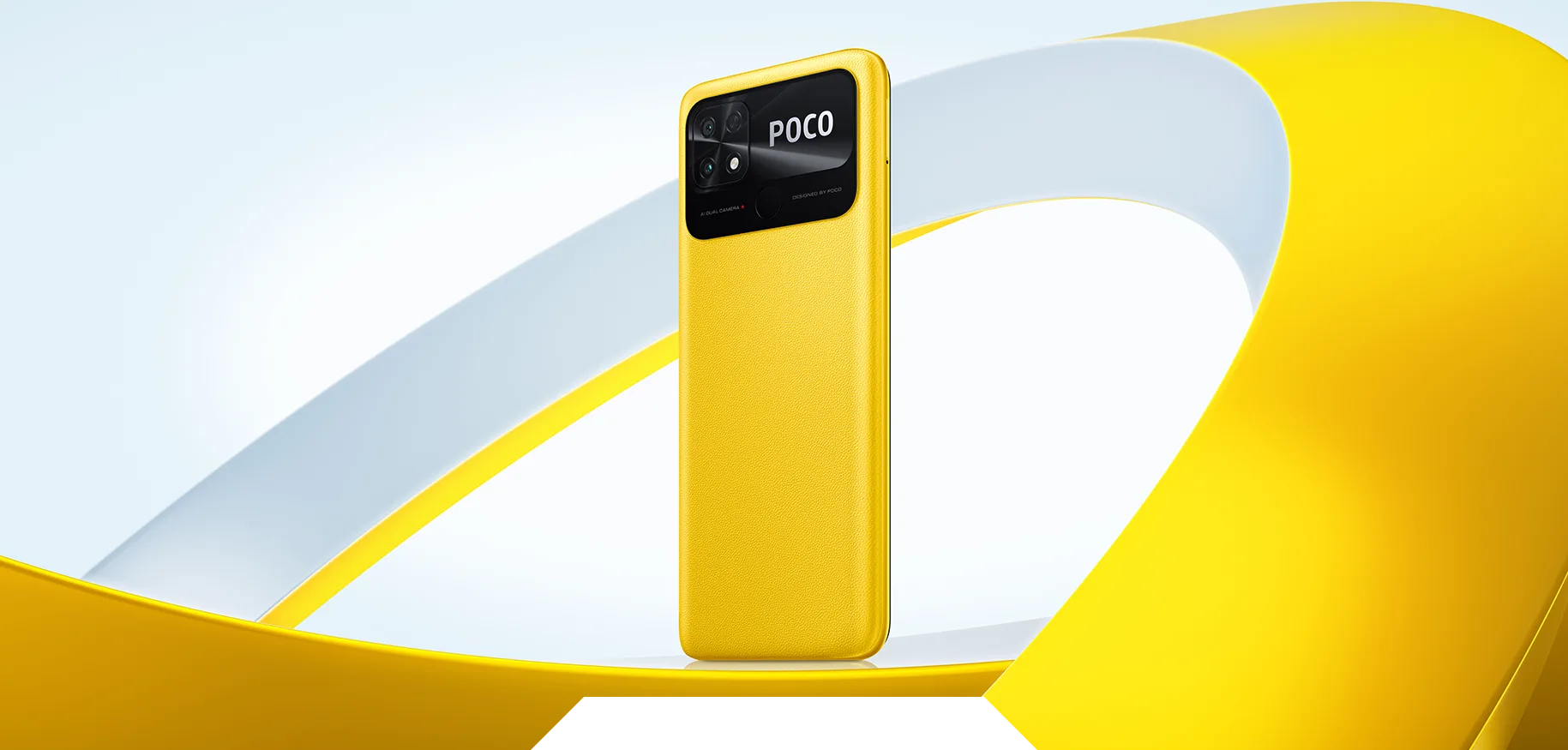 گوشی موبایل شیائومی پوکو رنگ زرد مدل Xiaomi POCO C40 64GB 4GB RAM