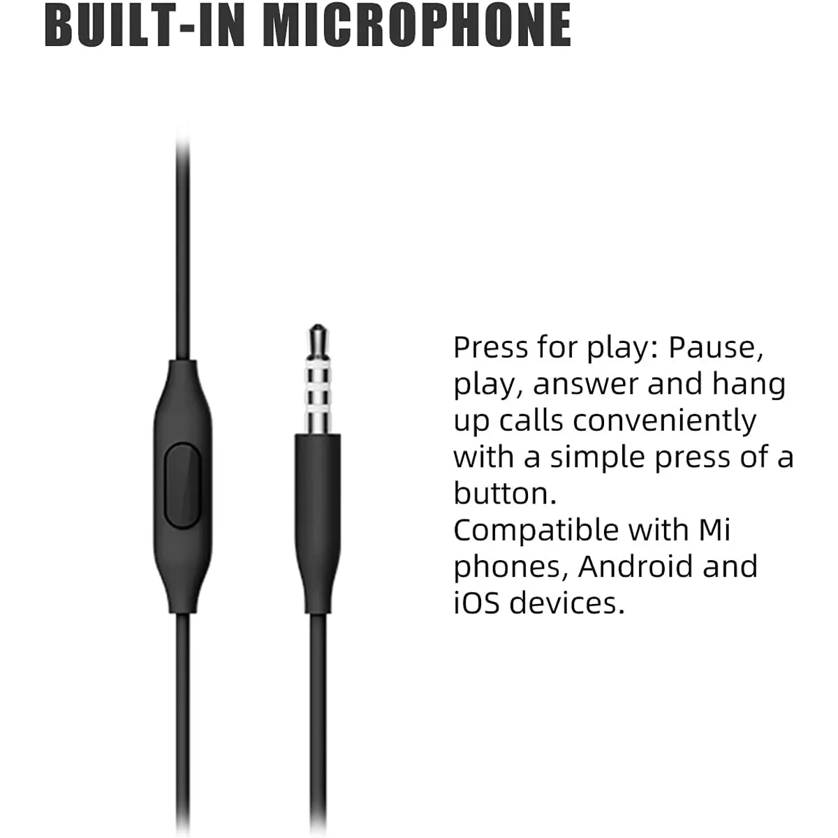هدفون سیمی شیائومی اصلی Xiaomi Mi in-Ear Headphone