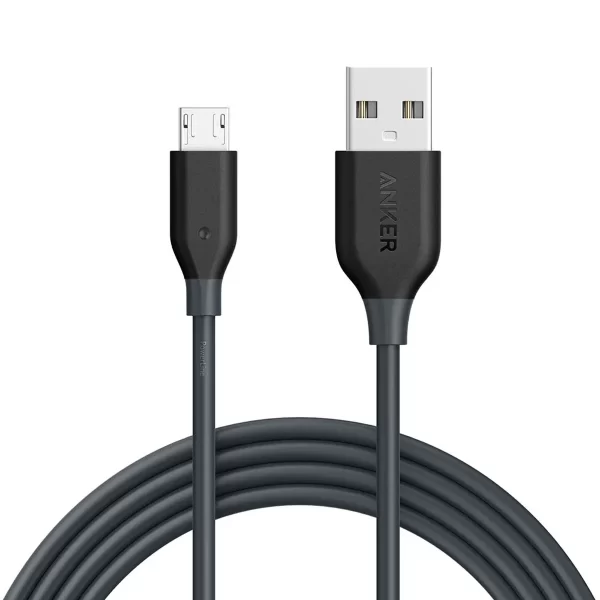 کابل Micro USB انکر 1.8 متر مدل Anker Powerline 1.8m Micro USB Cable (A8133) رنگ مشکی