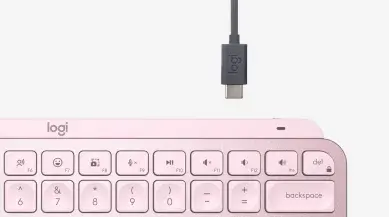 شارژ باتری کیبورد بی سیم لاجیتک مدل Logitech MX Keys Mini Wireless Keyboard