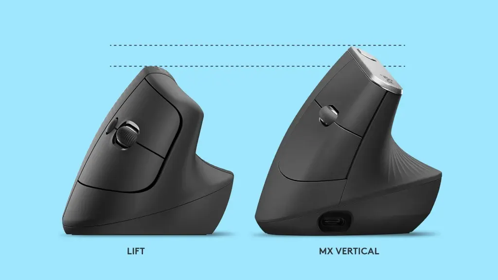 موس عمودی بی سیم لاجیتک مدل Logitech Lift Vertical Ergonomic Wireless Mouse