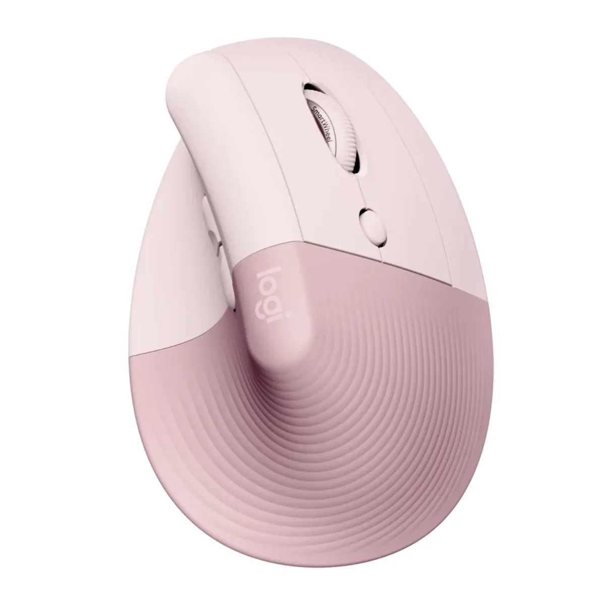 موس عمودی بی سیم لاجیتک مدل Logitech Lift Vertical Ergonomic Wireless Mouse رنگ صورتی (1)
