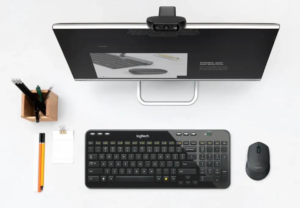 کیبورد بی سیم لاجیتک مدل Logitech K360 Compact Wireless Keyboard
