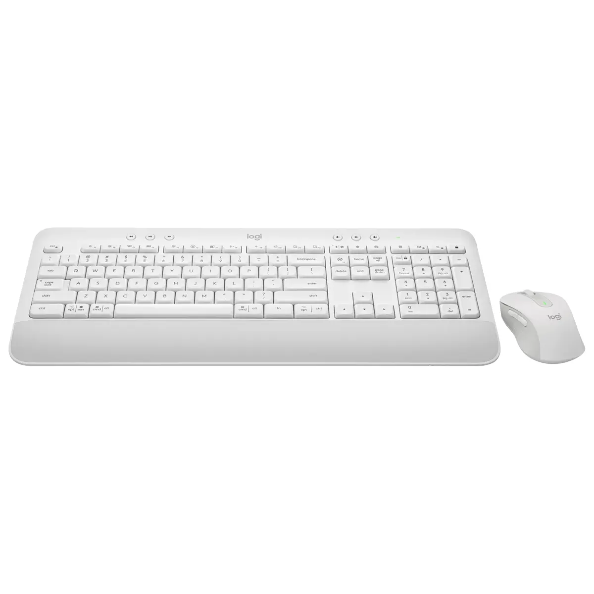 موس و کیبورد بی سیم لاجیتک رنگ سفید مدل Logitech Signature MK650 Keyboard Mouse Combo (2)