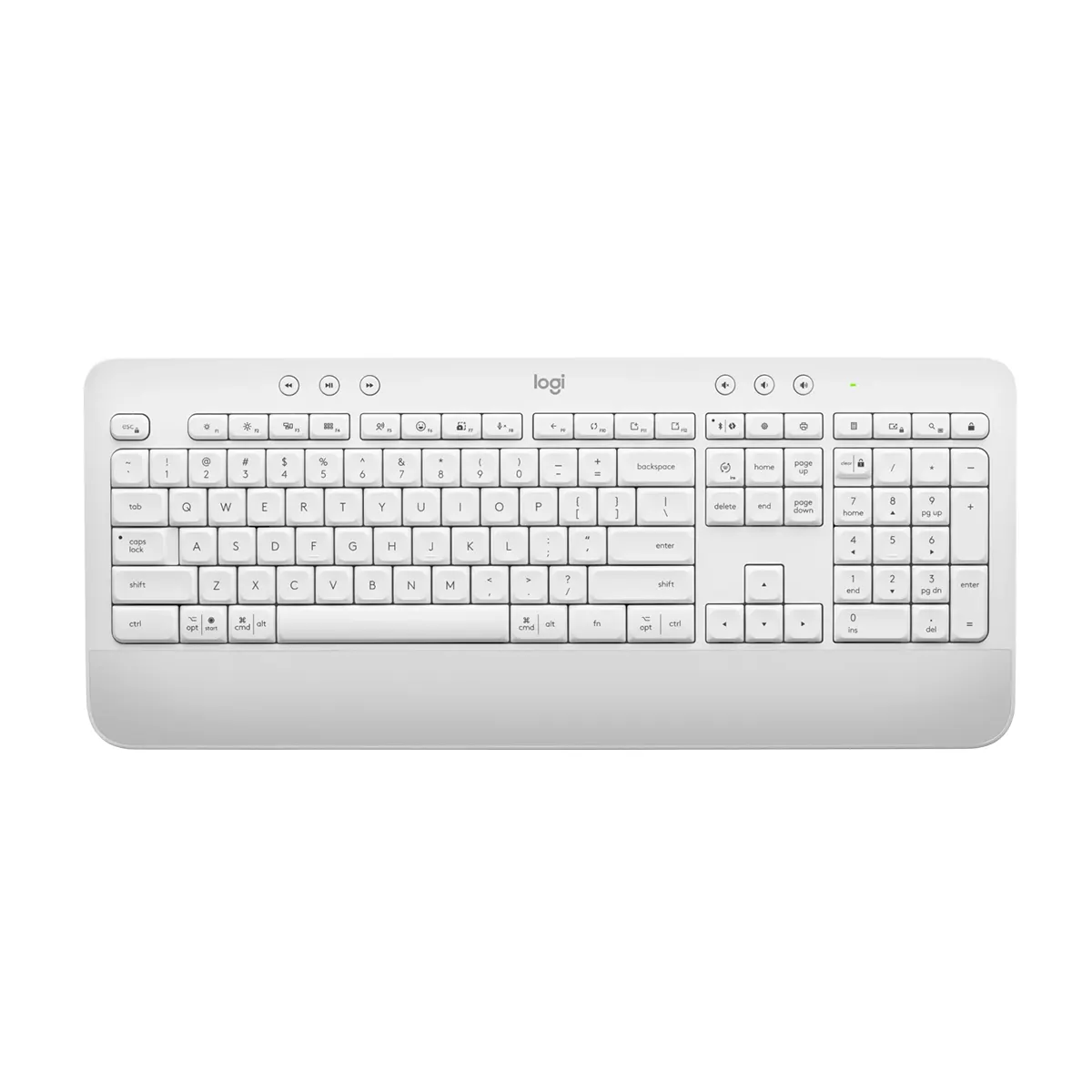 موس و کیبورد بی سیم لاجیتک رنگ سفید مدل Logitech Signature MK650 Keyboard Mouse Combo (5)