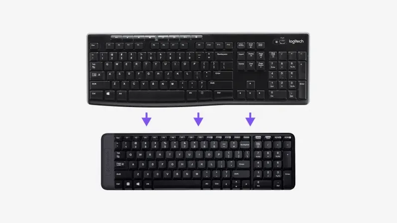 موس و کیبورد بی سیم لاجیتک مدل Logitech MK220 Compact Wireless Keyboard Mouse Combo