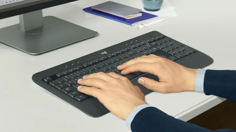 موس و کیبورد بی سیم لاجیتک مدل Logitech MK540 Advanced Wireless Keyboard Mouse Combo