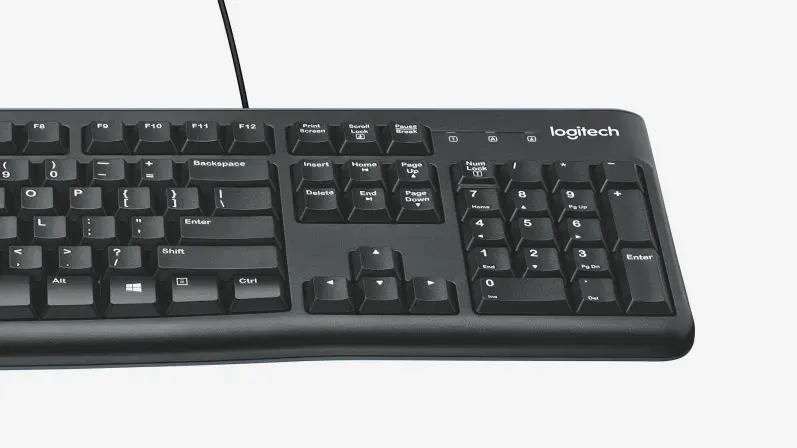 موس و کیبورد لاجیتک مدل Logitech MK120 USB Keyboard and Mouse Combo