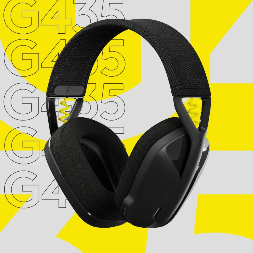 هدست گیمینگ بی سیم لاجیتک Logitech G435 Ultra-light Wireless Bluetooth Gaming Headset رنگ مشکی (5)