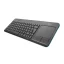 کیبورد بی سیم با تاچ پد تراست مدل Trust Veza Wireless multimedia keyboard with touchpad