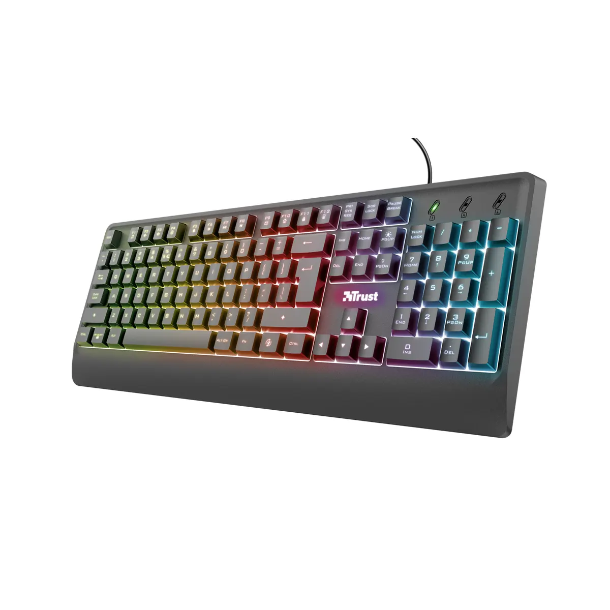 کیبورد گیمینگ تراست Trust Ziva Illuminated Gaming Keyboard