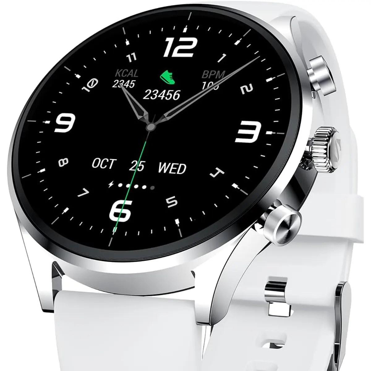 ساعت هوشمند بلک شارک Black Shark S1 Classic Smart Watch رنگ سفید (2)