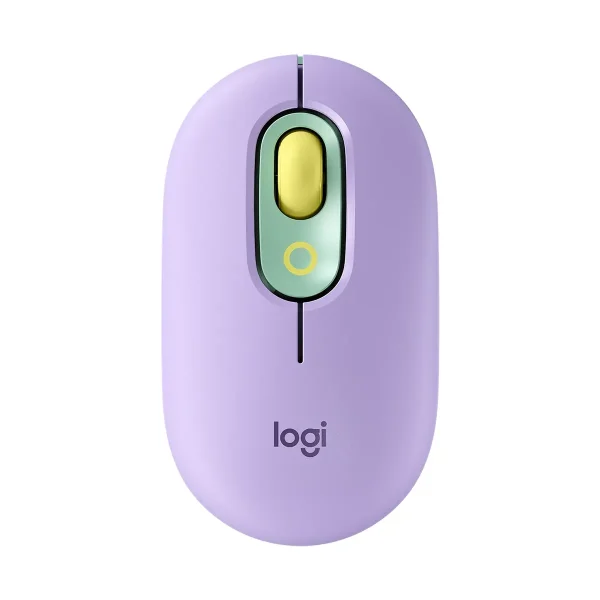 موس بی سیم بی صدای لاجیتک مدل Logitech POP Wireless Mouse Daydream