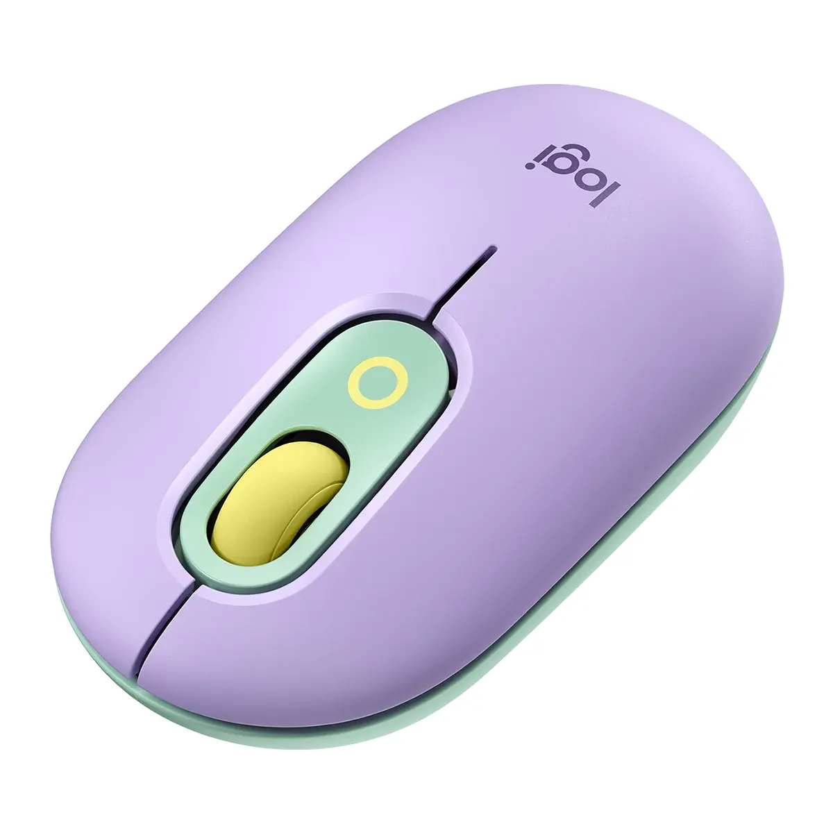 موس بی سیم بی صدای لاجیتک مدل Logitech POP Wireless Mouse Daydream