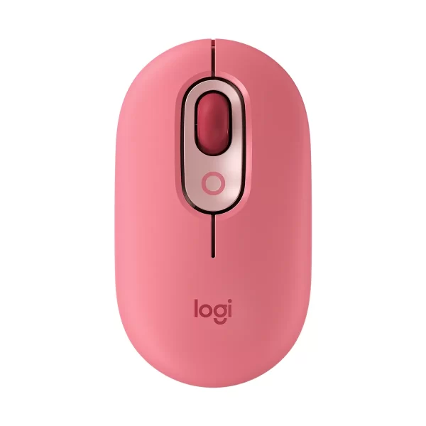 موس بی سیم بی صدای لاجیتک مدل Logitech POP Wireless Mouse Heartbreaker