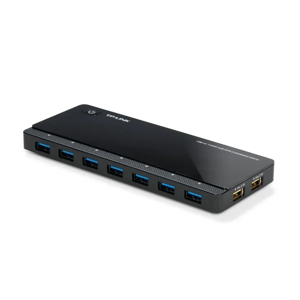 هاب 7 پورت USB 3.0 با 2 پورت شارژر تی پی لینک مدل TP-Link UH720 USB 3.0 7-Port Hub with 2 Charging Ports