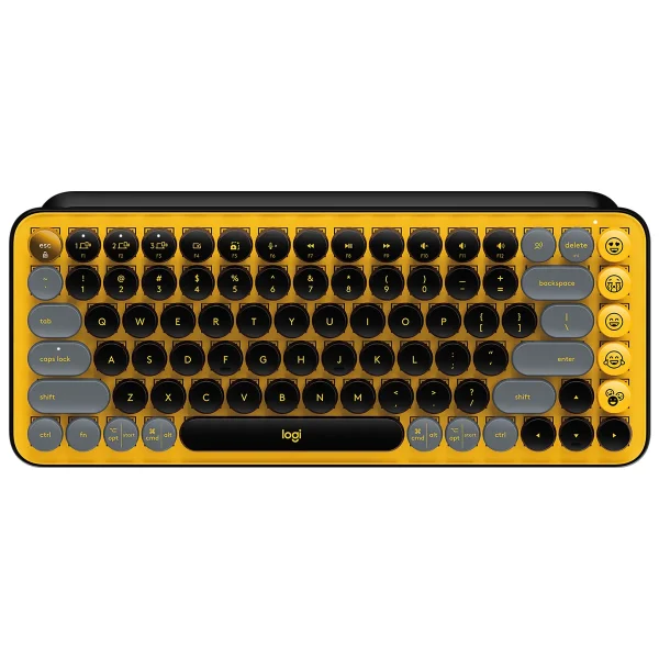 کیبورد بی سیم لاجیتک مدل Logitech POP Keys Wireless Mechanical Emoji Keyboard Blast