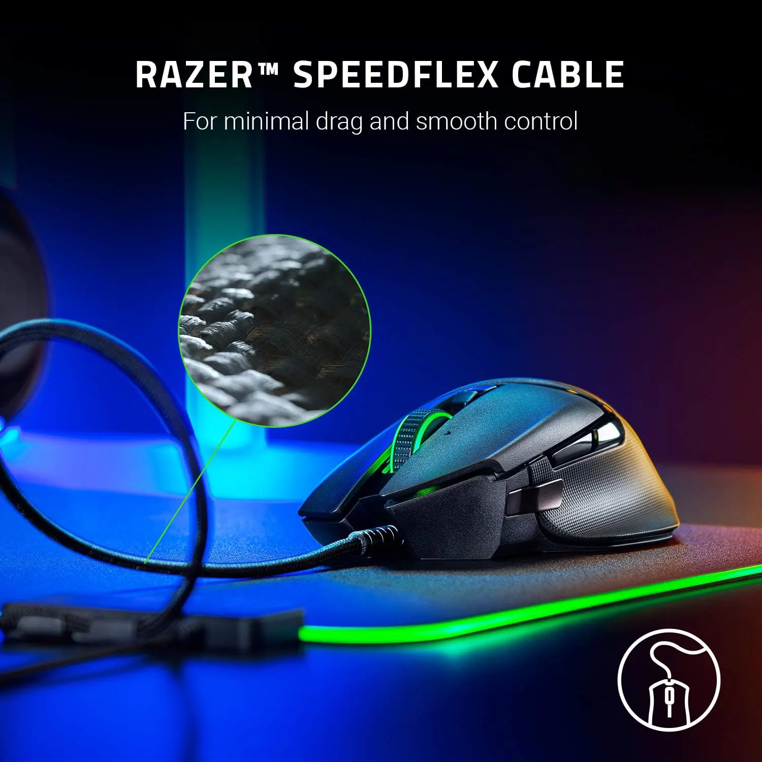 موس گیمینگ با سیم ریزر Razer Basilisk v2 Wired Gaming Mouse