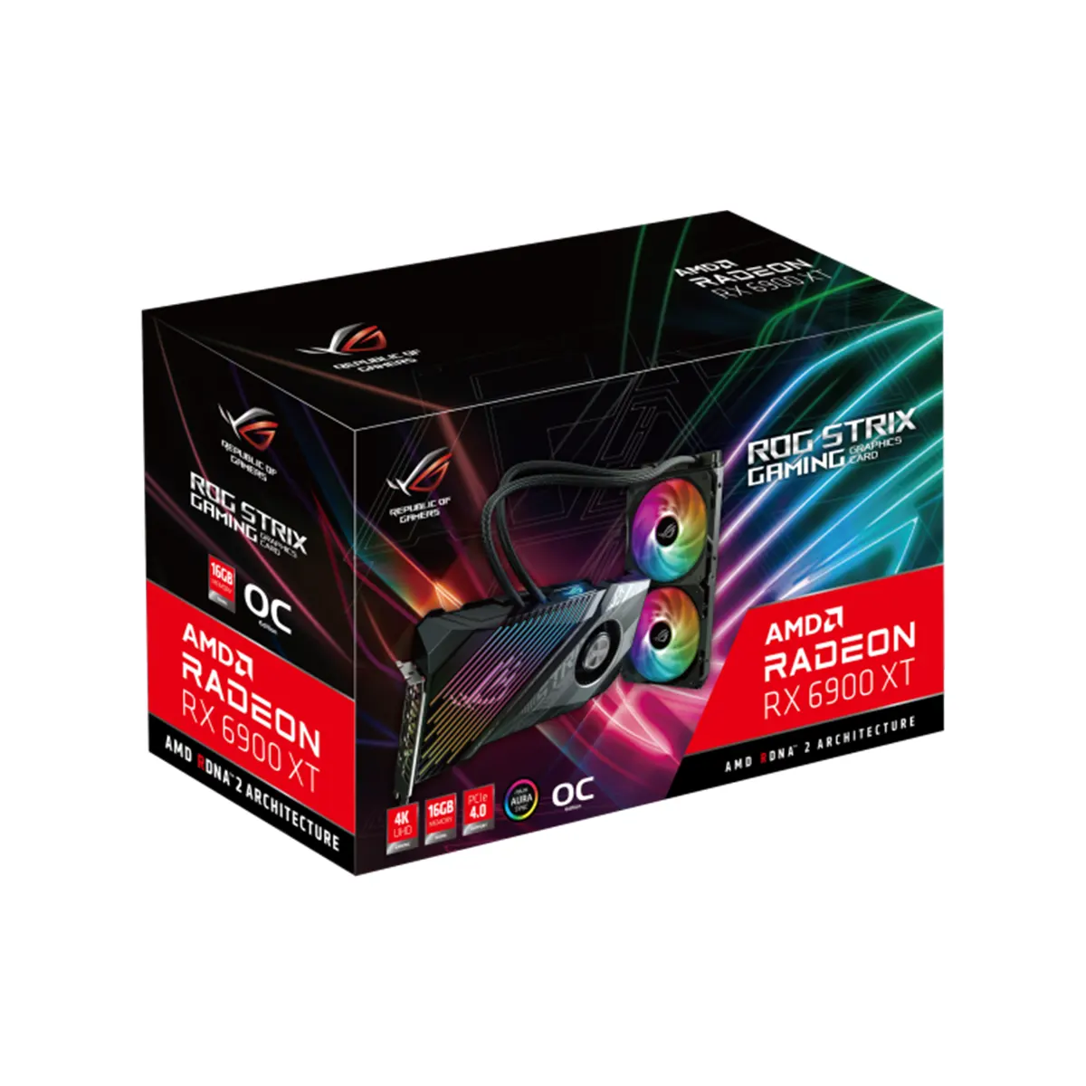 کارت گرافیک ایسوس با خنک کننده آبی ASUS ROG STRIX LC RX 6900 XT O16G GAMING