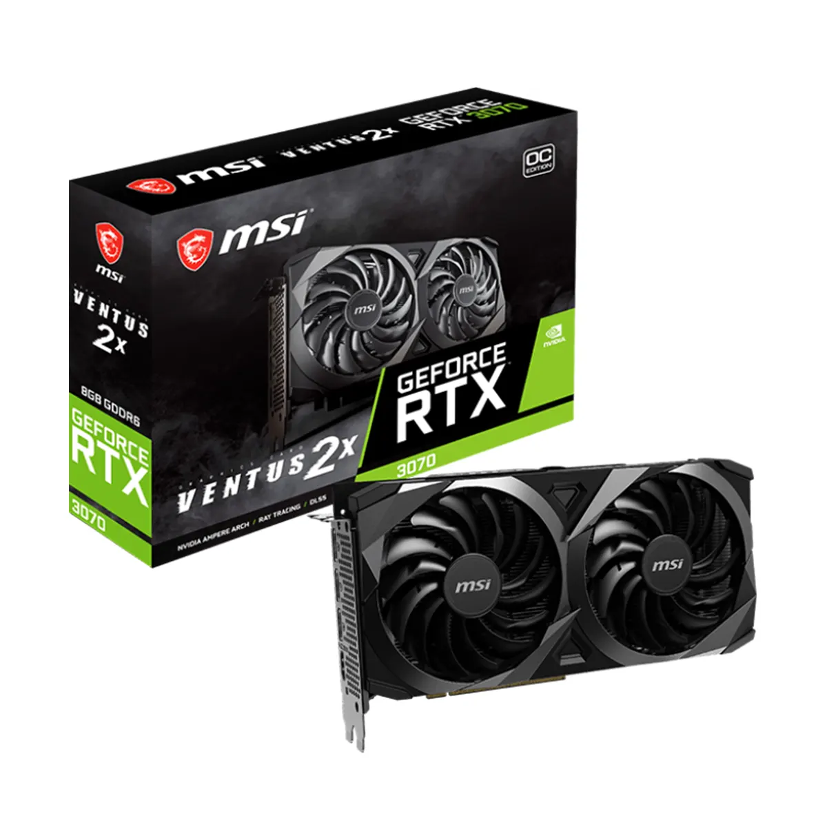 کارت گرافیک ام اس آی MSI GeForce RTX 3070 VENTUS 2X OC 8GB