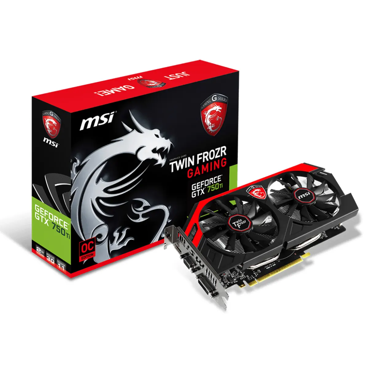 کارت گرافیک ام اس آی MSI NVIDIA GeForce GTX 750 Ti 2G GDDR5 Twin Frozer