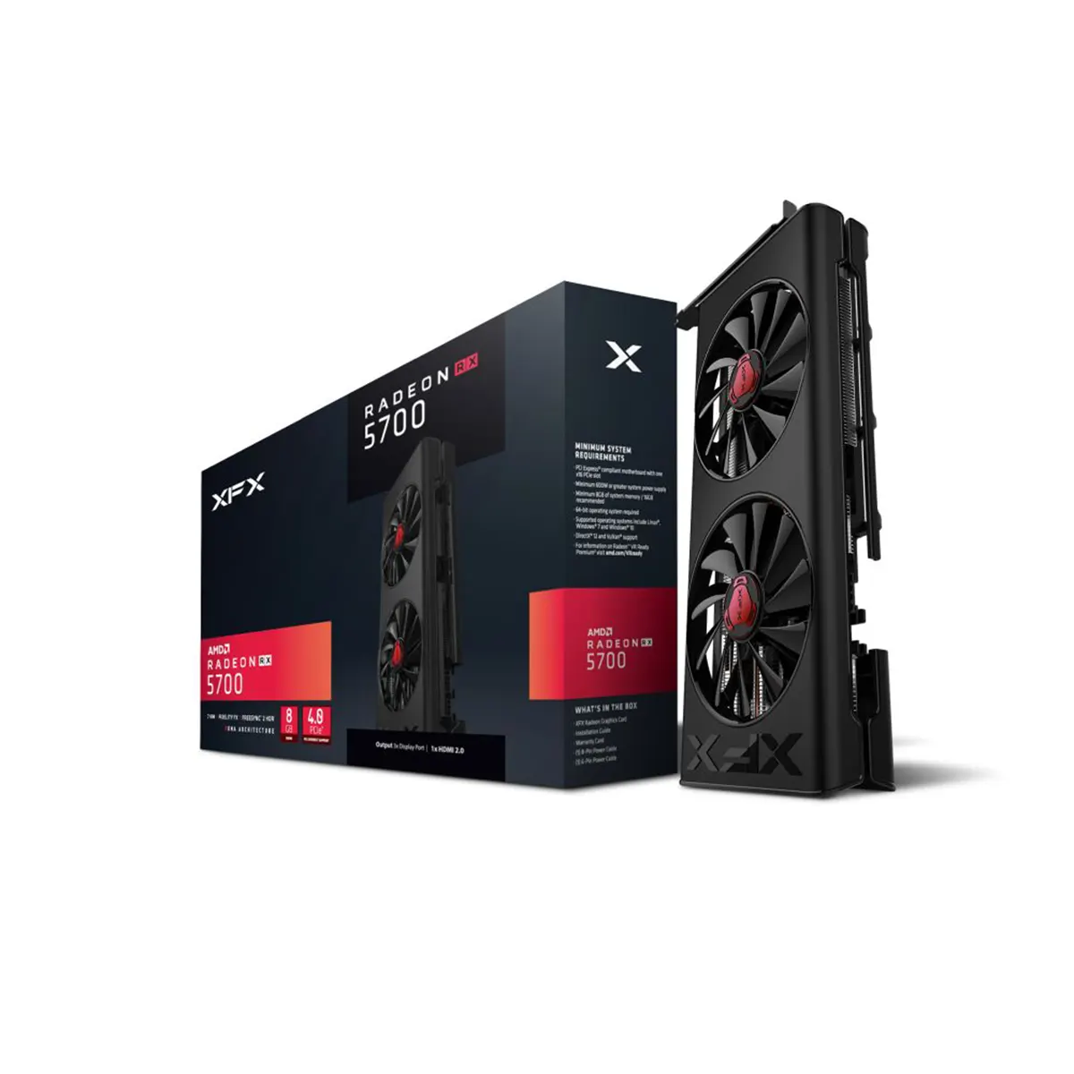 کارت گرافیک ایکس اف ایکس XFX AMD Radeon RX 5700 Double Dissipation 8GB GDDR6