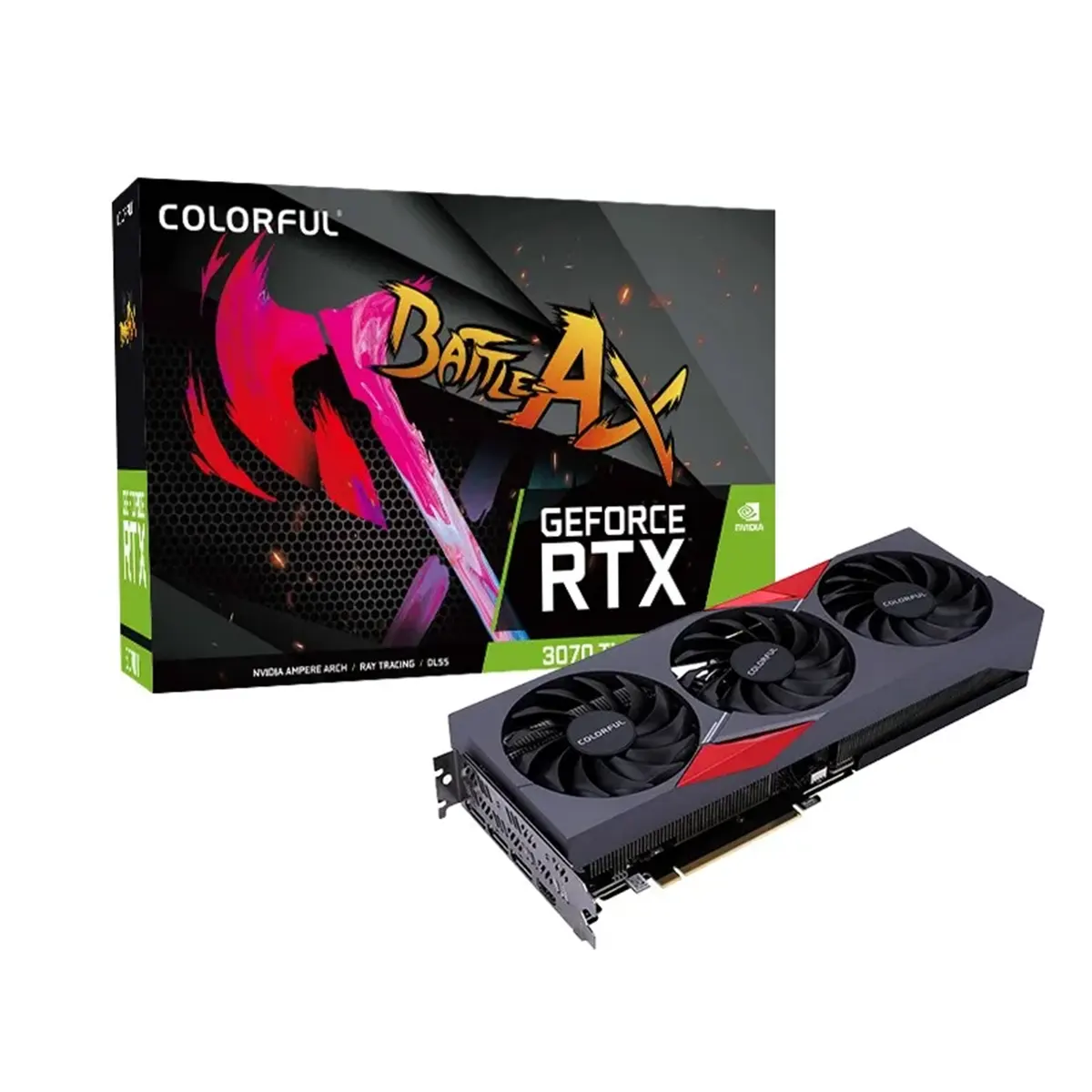 کارت گرافیک کالرفول Colorful GeForce RTX 3070 Ti NB 8G-V Battle AX