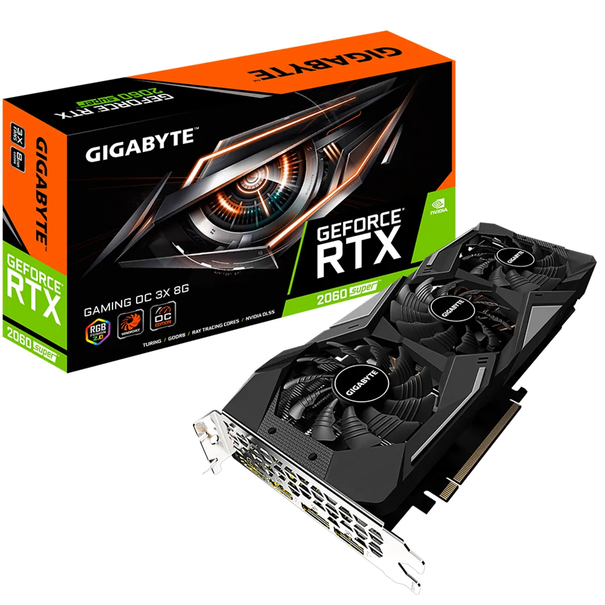 کارت گرافیک گیگابایت Gigabyte GeForce RTX 2060 SUPER GAMING OC 3X 8G