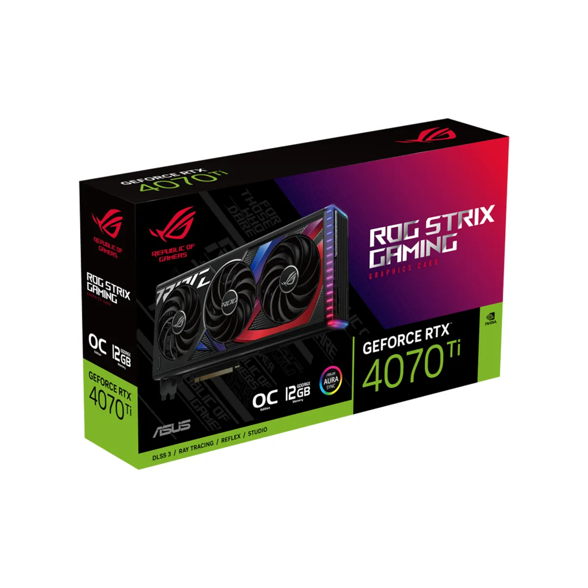 کارت گرافیک ایسوس ASUS ROG Strix GeForce RTX 4070 Ti 12GB GDDR6X OC Edition