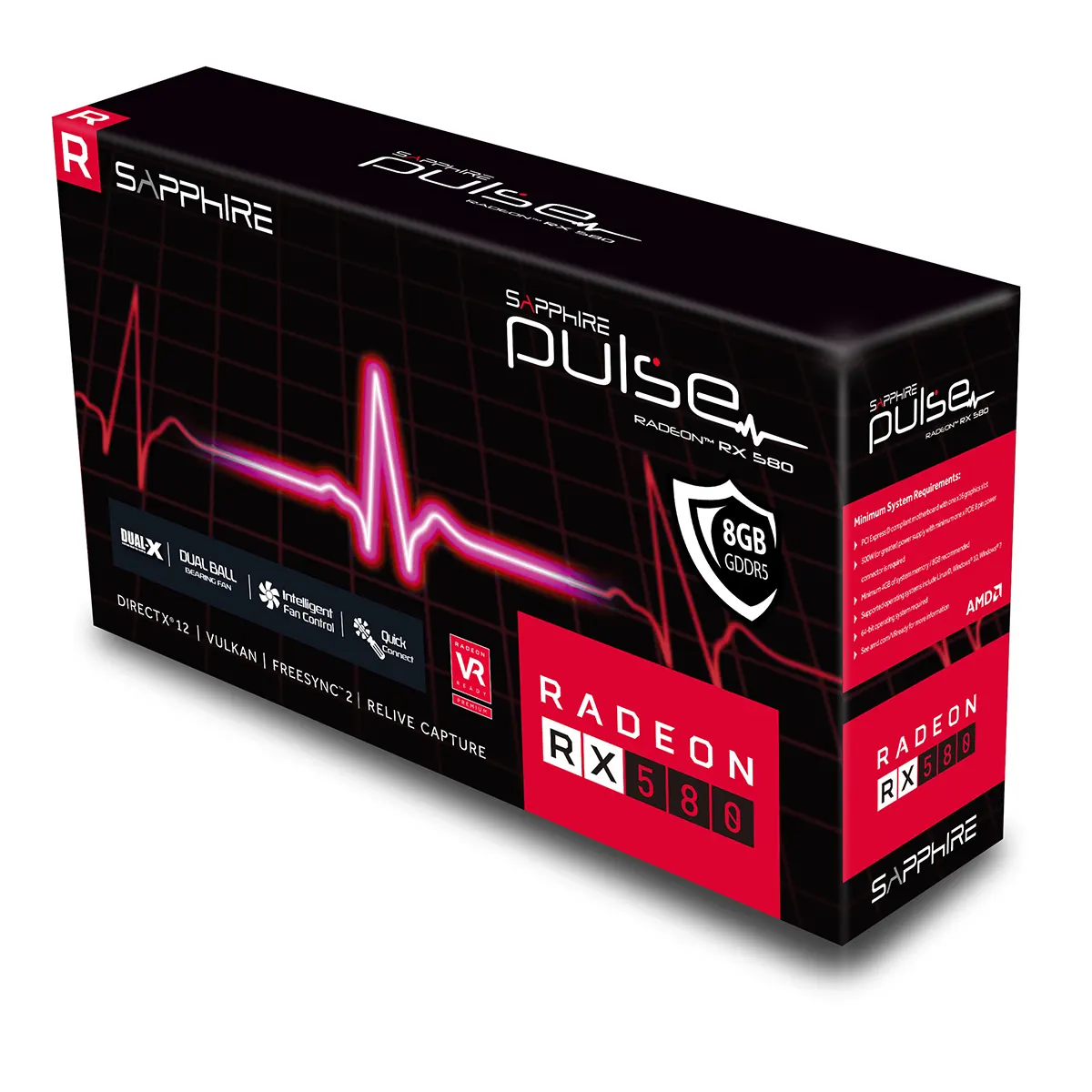 کارت گرافیک سافایر Sapphire PULSE RX 580 8G G5