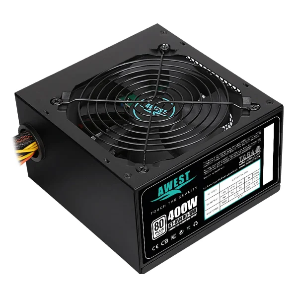 پاور کامپیوتر اوست 400 وات AWEST GT-AV400-BW Power Supply