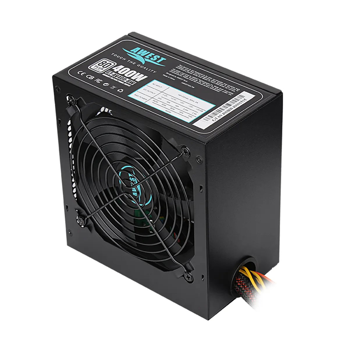 پاور کامپیوتر اوست 400 وات AWEST GT-AV400-BW Power Supply