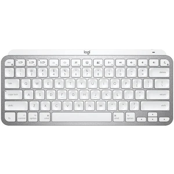 کیبورد بی سیم لاجیتک مخصوص مک مدل Logitech MX Keys Mini for Mac Wireless Keyboard رنگ سفید (1)