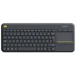 کیبورد و تاچ پد بی سیم تلویزیون و کامپیوتر لاجیتک مدل Logitech K400 Plus Wireless Touch Keyboard (1)