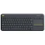 کیبورد و تاچ پد بی سیم تلویزیون و کامپیوتر لاجیتک مدل Logitech K400 Plus Wireless Touch Keyboard (1)