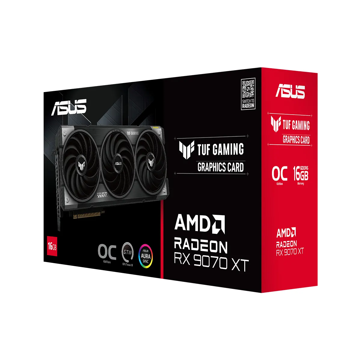 کارت گرافیک ایسوس ASUS TUF Gaming Radeon RX 9070 XT OC Edition 16GB