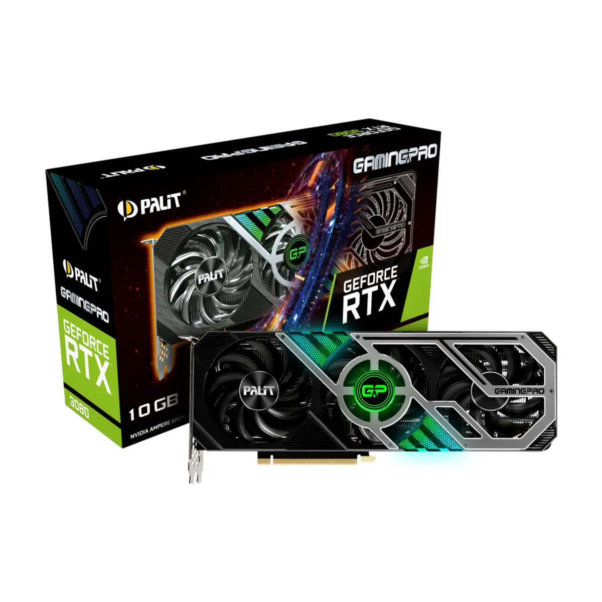 کارت گرافیک پلیت Palit GeForce RTX 3080 GamingPro 10GB